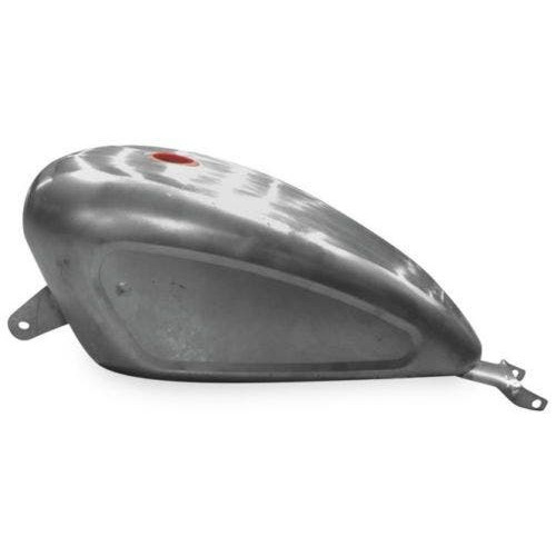 PartzBiz HD: 4422373-3.3 Gallon EFI Raw Gas Tank Smooth Pleated Indented Harley Sportster XL 07-20