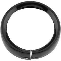 PartzBiz HD TR482913 - Bikers Choice 7" Black Headlight Trim Ring Bezel for Harley Touring FLD 83-13 | 482913 160339