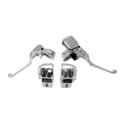 PartzBiz HD TR601743 - Bikers Choice Chrome 11/16 Bore แฮนด์ควบคุม Harley FLH/T Radio 96-07 | 601743 84702 PartzBiz HD TR601743 - Bikers Choice Chrome 11/16 Bore แฮนด์ควบคุม Harley FLH/T Radio 96-07 | 601743 84702