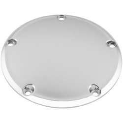 PartzBiz HD TR490547 - Bikers Choice Chrome Smooth 5 Hole Derby Domed Cover Harley Twin Cam 99-16 | 75961