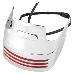 PartzBiz HD TR482761 - Bikers Choice Smoke Lens LED Tri Bar Running Light for Harley Street Glide 06-09 | 160880