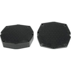 PartzBiz HD DS44050158 - Biketronics Titan PowerGrill Adapters for 5 1/4 Speaker Grills Harley Batwing 96-13 | BT100