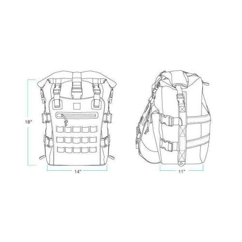 PartzBiz HD: 4422295-Biltwell 3009-01 EXFIL-60 Sissy Bar Motorcycle Touring Bag 18 ” x 11 ” สีดำ 3516-0328 35160328 PartzBiz HD: 4422295-Biltwell 3009-01 EXFIL-60 Sissy Bar Motorcycle Touring Bag 18 ” x 11 ” สีดำ 3516-0328 35160328