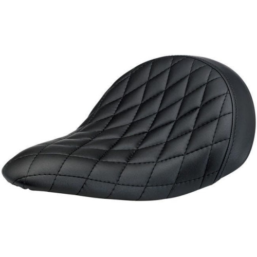 PartzBiz HD: 4422304-Biltwell 4002-101 Black Diamond Stitch Slimline เบาะนั่งรถจักรยานยนต์สำหรับ Harley-Davidson เมตริก Custom Universal ผลิต Street vintage chopper bike 0806-0091 08060091