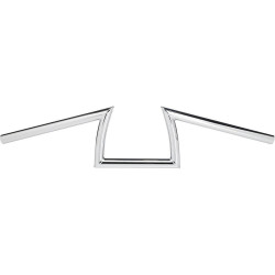 PartzBiz HD DS06015110 - Biltwell 6001-1056 1 ” Keystone Smooth Slotted Chrome Handlebar Harley Metric 0601-5110 06015110 davidson sx650 shadow virago vulcan intruder bobber chopper มอเตอร์ไซค์