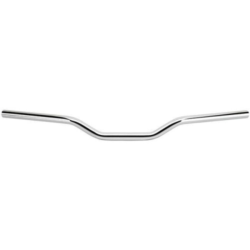 PartzBiz HD: 4422255-Biltwell 6008-1052 Chrome Tracker Mid 3 ” Rise 1 ” แฮนด์จับแบบไม่มีรอยบุ๋มสำหรับ Harley Sportster XL Custom Dirt Track Vintage Street Chopper Motorcycle 0601-4092 06014092