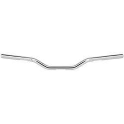 PartzBiz HD DS06014640 - Biltwell 6008-1055 Chrome Tracker Mid 3 ” Rise 1 ” แฮนด์มีรอยบากสำหรับ TBW Harley Sportster XL Custom Dirt Track รถจักรยานยนต์ Vintage Street Chopper 0601-4640 06014640