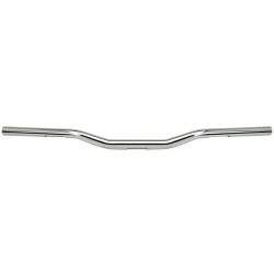 PartzBiz HD DS06014660 - Biltwell 6307-1055 Chrome Tracker O/S 1-3/4 ” Rise Notched TBW 1-1/8 ” แฮนด์สำหรับ Harley Sportster XL และเมตริก Custom Dirt Track Vintage Street Chopper รถจักรยานยนต์ 0601-4660 06014660