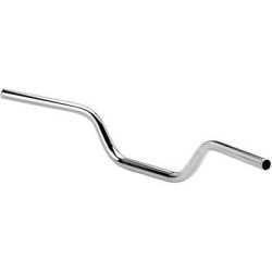 PartzBiz HD DS06015156 - Bitlwell 6309-1053 Tracker O/S High Smooth Slotted Chrome แฮนด์จับ Harley เมตริก 1 1/8 1/8” Custom 0601-5162 06015156 davidson sx650 shadow virago vulcan intruder bobber chopper รถจักรยานยนต์