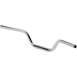 PartzBiz HD DS06015158 - Biltwell 6309-1055 O/S Tracker High Chrome 1 ” TBW Slotted Handlebar Harley 0601-5158 06015158 davidson XS650 shadow virago vulcan intruder bobber chopper มอเตอร์ไซค์