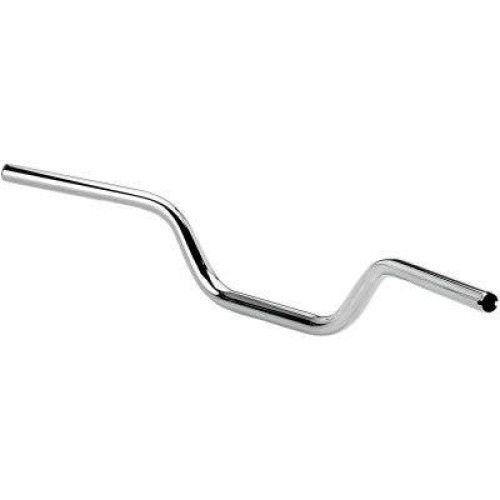PartzBiz HD: 4422159-Biltwell 6309-1055 O/S Tracker High Chrome 1 ” TBW Slotted Handlebar Harley 0601-5158 06015158 davidson XS650 shadow virago vulcan intruder bobber chopper มอเตอร์ไซค์