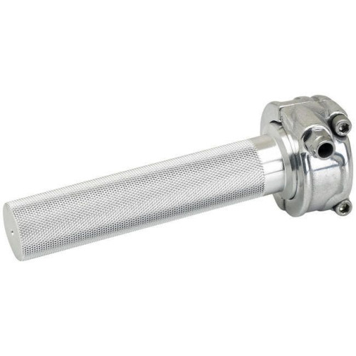 PartzBiz HD: 4422143-Biltwell 6601-303-78 Polished Aluminum Whiskey Throttle - 7/8" Bars Single Cable chopper custom motorcycle street grip hand control accessories replacement new 0632-0692 06320692