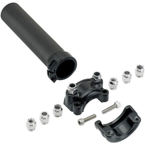 PartzBiz HD: 4422144-Biltwell 6602-201-01 Black Aluminum Whiskey Throttle for 1" Bars With Dual Cable chopper custom motorcycle street grip hand control accessories replacement new 0632-0629 06320629 PartzBiz HD: 4422144-Biltwell 6602-201-01 Black Aluminum Whiskey Throttle for 1" Bars With Dual Cable chopper custom motorcycle street grip hand control accessories replacement new 0632-0629 06320629