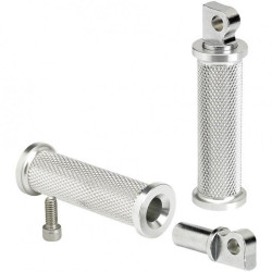 PartzBiz HD DS16201298 - Biltwel l7003-203-01 Silver Aluminum ROCKER Foot Pegs - Harley and Universal Fit chopper vintage street race custom motorcycle bike accessories parts 1620-1298 16201298 PartzBiz HD DS16201298 - Biltwel l7003-203-01 Silver Aluminum ROCKER Foot Pegs - Harley and Universal Fit chopper vintage street race custom motorcycle bike accessories parts 1620-1298 16201298