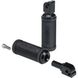 PartzBiz HD DS16201950 - Biltwell 7004-204-04 Black Punisher Passenger Footpeg Set H-D Softail M8 18-Up PartzBiz HD DS16201950 - Biltwell 7004-204-04 Black Punisher Passenger Footpeg Set H-D Softail M8 18-Up