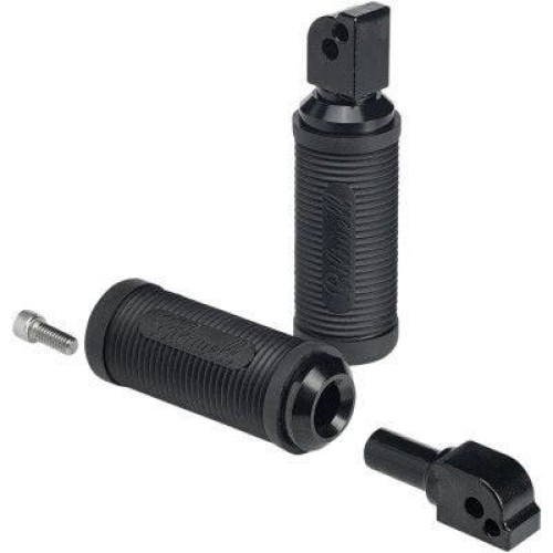 PartzBiz HD: 4422150-Biltwell 7004-204-04 Black Punisher Passenger Footpeg Set H-D Softail M8 18-Up