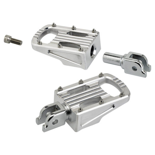PartzBiz HD: 4422155-Biltwell 7005-303-03 Punisher Footpeg Driver Polished Harley M8 Softail 18-20
