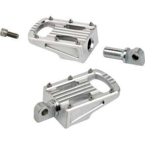 PartzBiz HD: 4422158-Biltwell 7006-203-01 Punisher Footpeg Classic Polished Harley M8 Softail 18-20