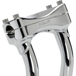 PartzBiz HD DS06021121C - Biltwell Chrome Oversized Murdock Pullback Risers 3.5" Center Mounting Holes 0602-1121 0602-1122 0602-1123 0602-1124 0602-112 0602-1127 0602-1128 0602-1129 0602-1130 6414-105-06 6414-105-08 6414-105-10 6414-105-12 6414-105-14 6414-201-06 6414-201-08 