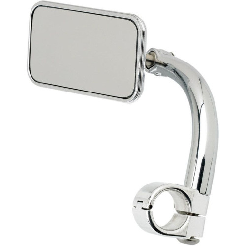 PartzBiz HD: 4422034-Biltwell Chrome Square Utility Mirrors Clamp-On Mounts 7/8" Bars 4 Harley (ea) | UM-REC-78-CP