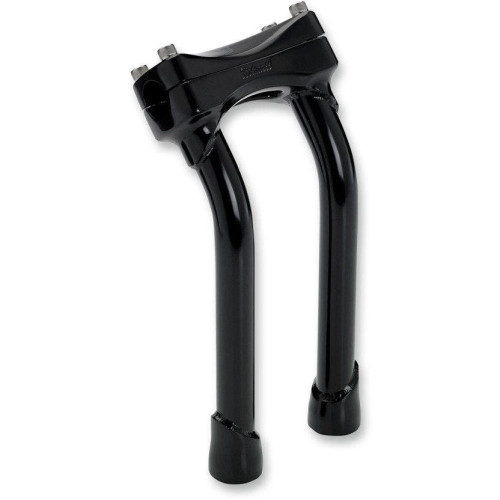 PartzBiz HD: 4422024-Biltwell Satin Black 10 ” Murdock แฮนด์แฮนด์แบบดึงกลับสำหรับ Harley & Custom | MP-010-HD-BK