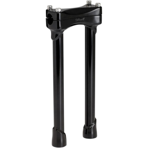 PartzBiz HD: 4422027-Biltwell Satin Black 12 ” Tall Murdock Risers สำหรับรุ่น Harley 1 ” Clamping Area | MR-012-HD-BK
