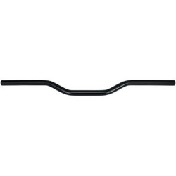 PartzBiz HD DS06015119 - Bitlwell 6007-2016 1 ” Tracker Smooth Slotted Black แฮนด์บาร์ Harley Metric Custom 0601-5119 06015119 davidson sx650 shadow virago vulcan intruder bobber chopper Motorcycle