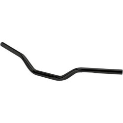 PartzBiz HD DS63082013 - Bitlwell 6308-2013 Tracker O/S Mid Smooth Slotted Black Handlebar Harley Metric 1 1/8 1/8 ” Custom 0601-5151 06015151 davidson sx650 shadow virago vulcan intruder bobber chopper รถจักรยานยนต์