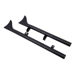PartzBiz HD VT30-1762 - Black 1-7/8" Straight Fishtail Slip-On Mufflers 15-19 Indian Scout 30-1762 PartzBiz HD VT30-1762 - Black 1-7/8" Straight Fishtail Slip-On Mufflers 15-19 Indian Scout 30-1762