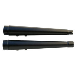 PartzBiz HD MW64-397 - Black 2-1/4” Radium Slip-On Mufflers Billet End Caps Harley M8 Touring 17-Up PartzBiz HD MW64-397 - Black 2-1/4” Radium Slip-On Mufflers Billet End Caps Harley M8 Touring 17-Up
