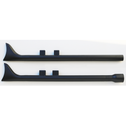PartzBiz HD MW64-383 - Black 36" Fishtail Slip-On Mufflers Straight Pipe 64-383 Harley Touring 17-Up PartzBiz HD MW64-383 - Black 36" Fishtail Slip-On Mufflers Straight Pipe 64-383 Harley Touring 17-Up