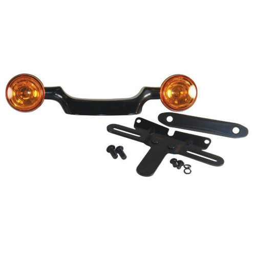 PartzBiz HD: 4421989-แถบสัญญาณไฟเลี้ยวสีดำ Bullet & การย้ายป้ายทะเบียน 99-08 Harley Touring 11447 PartzBiz HD: 4421989-แถบสัญญาณไฟเลี้ยวสีดำ Bullet & การย้ายป้ายทะเบียน 99-08 Harley Touring 11447