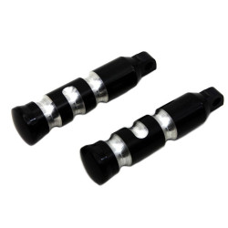 PartzBiz HD VT27-1056 - Black Contour Grooved Deep Cut Footpeg Set Male Mount Harley-Davidson 27-1056 PartzBiz HD VT27-1056 - Black Contour Grooved Deep Cut Footpeg Set Male Mount Harley-Davidson 27-1056