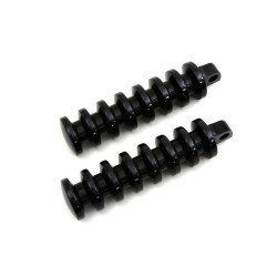 PartzBiz HD VT27-1075 - Black Deep Grooved Style Footpeg Set Male Mount Harley-Davidson 27-1075 PartzBiz HD VT27-1075 - Black Deep Grooved Style Footpeg Set Male Mount Harley-Davidson 27-1075
