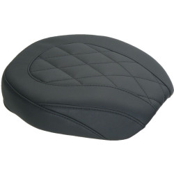 PartzBiz HD MD76705 - Mustang Seats Black Smooth Wide Tripper Passenger Pillion Seat Harley Dyna 06-17 | 76705 PartzBiz HD MD76705 - Mustang Seats Black Smooth Wide Tripper Passenger Pillion Seat Harley Dyna 06-17 | 76705