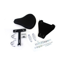 PartzBiz HD VT47-0549 - Black Leather Solo Seat With Mount Kit Seat Pan & Springs Harley Softail 00-06 PartzBiz HD VT47-0549 - Black Leather Solo Seat With Mount Kit Seat Pan & Springs Harley Softail 00-06