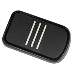 PartzBiz HD MU45106 - Black Streamliner Style Brake Pedal Pad Harley Touring 1980-Later 42712-04 PartzBiz HD MU45106 - Black Streamliner Style Brake Pedal Pad Harley Touring 1980-Later 42712-04