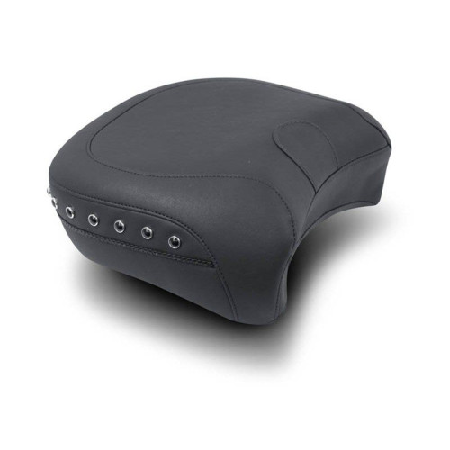 PartzBiz HD: 4421915-Mustang Seats Black Studded Recessed Rear Passenger Pillon Seat Harley 97-17 FL | 79112