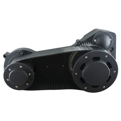 PartzBiz HD: 4421921-Black Ultima 3.35" Open Belt Primary Drive Cast Street Style Harley 90-06 Softail