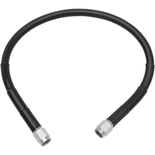 PartzBiz HD: 4421896-Drag Universal Black Vinyl 30" Stainless Steel Brake Line w/ AN-3 Fittings Ends | 1741-2717
