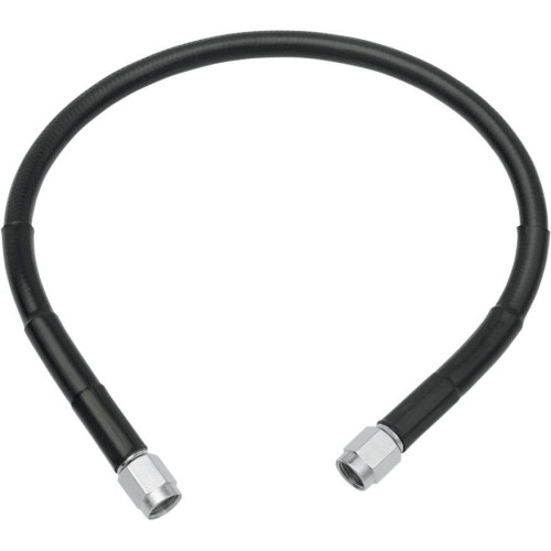 PartzBiz HD: 4421874-Drag Universal Black Vinyl 66" Stainless Steel Brake Line w/ AN-3 Fittings Ends | 1741-2738