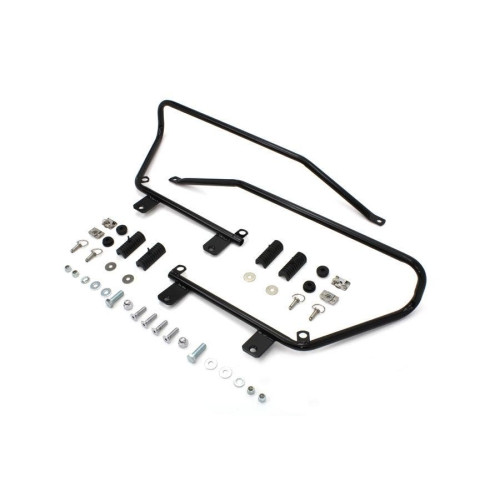 PartzBiz HD: 4421849-Black Wyatt Gatling Saddlebag Brackets and Stud Kit Harley Softail 84-17 PartzBiz HD: 4421849-Black Wyatt Gatling Saddlebag Brackets and Stud Kit Harley Softail 84-17