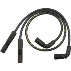 PartzBiz HD 171111K - Accel 8mm Black Spark Plug Wire Set for Harley Touring FLHT/FLHX/FLTR 09-15 | 171111-K