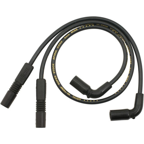 PartzBiz HD: 4421850-Accel 8mm Black Spark Plug Wire Set for Harley Touring FLHT/FLHX/FLTR 09-15 | 171111-K