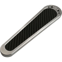 PartzBiz HD WP826-01211 - Brass Balls BB05-006 Natural Carbon Fiber Tank Panel Insert 08-19 Harley FLH Batwing 402388