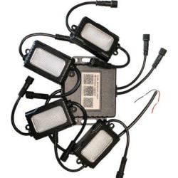PartzBiz HD DS20402678 - EPC ราคาสุดคุ้ม จัดส่งฟรี. Brite-Lites LED Rock Light Pod x4 Kit 2.0- ตัวควบคุม RGB และ Bluetooth