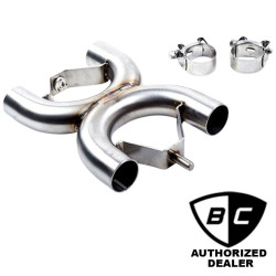 PartzBiz HD DS18120331 - British Customs BC901-100-BR Steel 2-2 Competition Head Pipes 17-19 Bonneville 1812-0331 18120331 PartzBiz HD DS18120331 - British Customs BC901-100-BR Steel 2-2 Competition Head Pipes 17-19 Bonneville 1812-0331 18120331