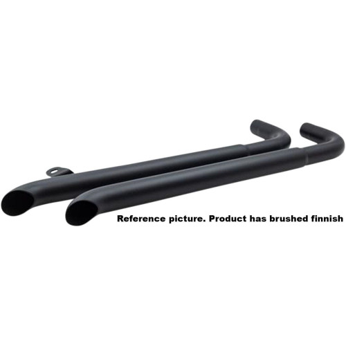PartzBiz HD: 4421749-British Customs BC902-054-BR Polished Turnout Performance Pipes 17-19 Bobber 1811-3605 18113605