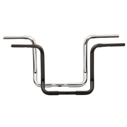 PartzBiz HD: 4421735-Burly 13" Chrome Bagger Ape Hanger Handlebars for Harley FLH/T 86-14 - B12-2001C