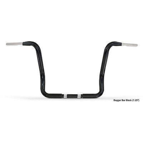 PartzBiz HD: 4421700-Burly B28-341TB Bagger Bars Black Handlebars Ape Hangers FLHX Street Glide 13"